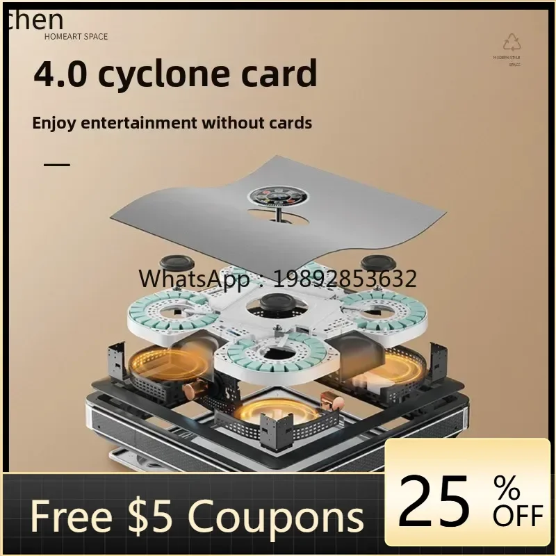 

AB official genuine [4th generation] roller coaster mahjong machine automatic home silent mahjong table dining table