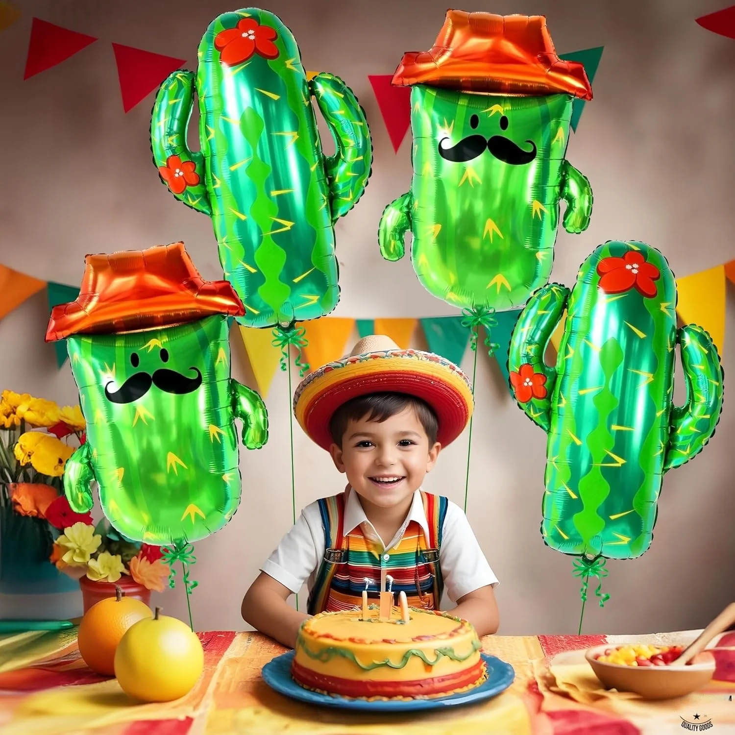 

Tropical Plant Cactus Foil Balloons for Mexican May 5Th Party Earth Day Green Theme Children Birthday Decoration Supplies
