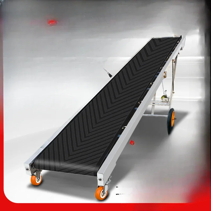 Belt conveyor loading and unloading conveyor belt small conveyor folding