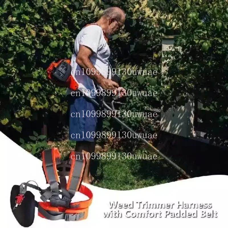 Lawn Mower Double Shoulder Strap W-1 Upgraded Luxury Upholstered Waist Strap Comfortable and Labor-saving Strap