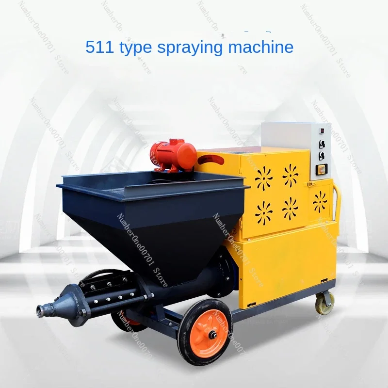 Indoor High-Pressure Putty Spraying Machine Cement Plaster Mortar Spraying Machine Automatic Brick Wall Cement Spraying Machine