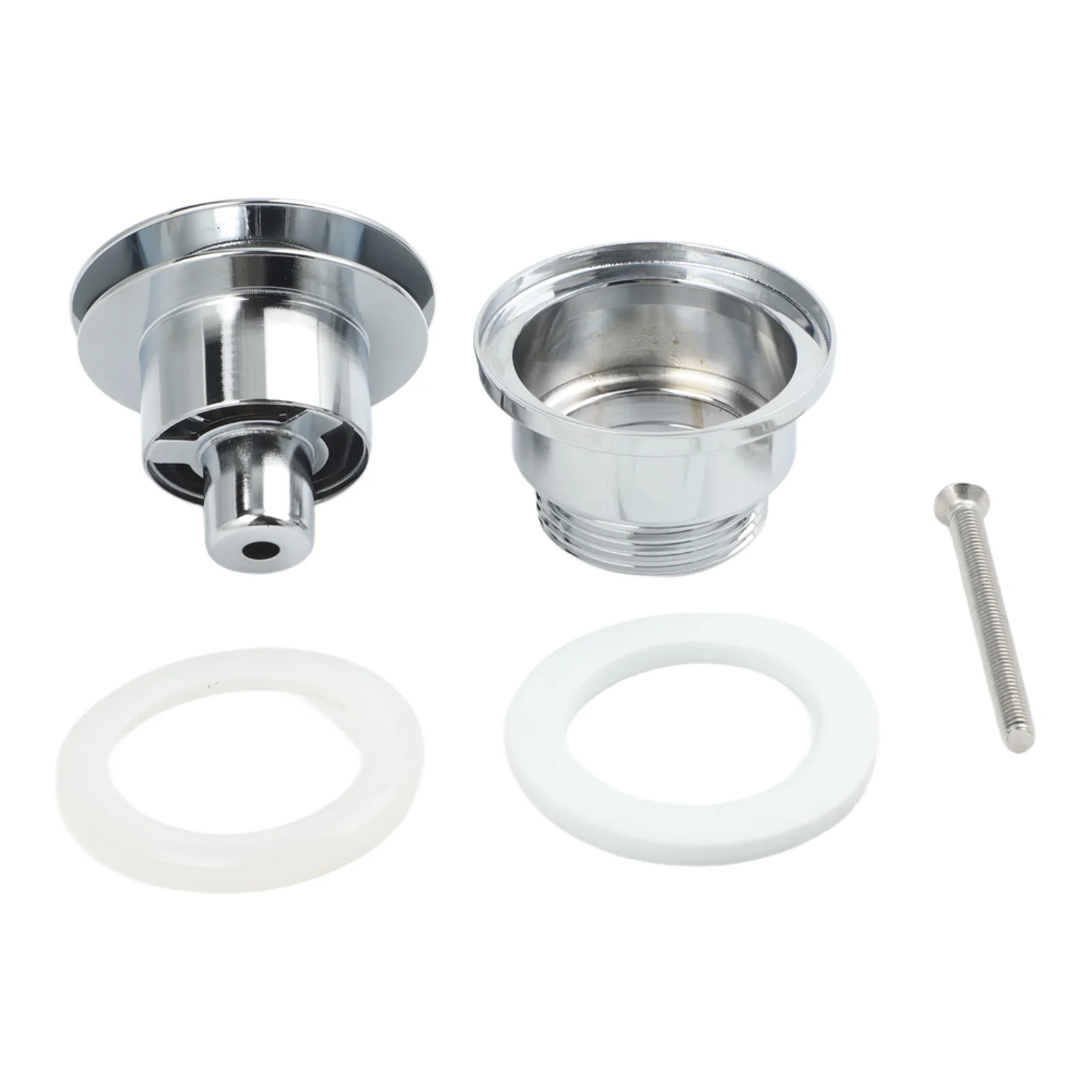 Click Clack Drain Cover Chrome Sink Stopper Thread Size 1-1 4 Versatile Sink Drain Cover Click Clack Tarnish Resistant