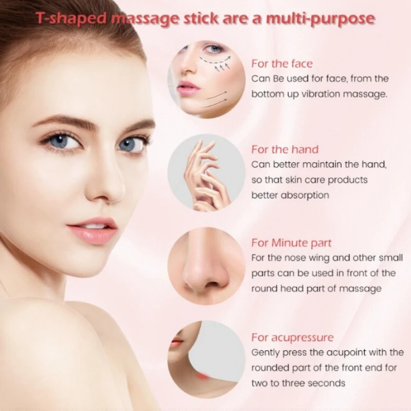 Face Massager Neck Face Eye Beauty Device Facial Lifting Bar Roller Skin Rejuvenation Anti Aging Wrinkles Tightening Skin Care