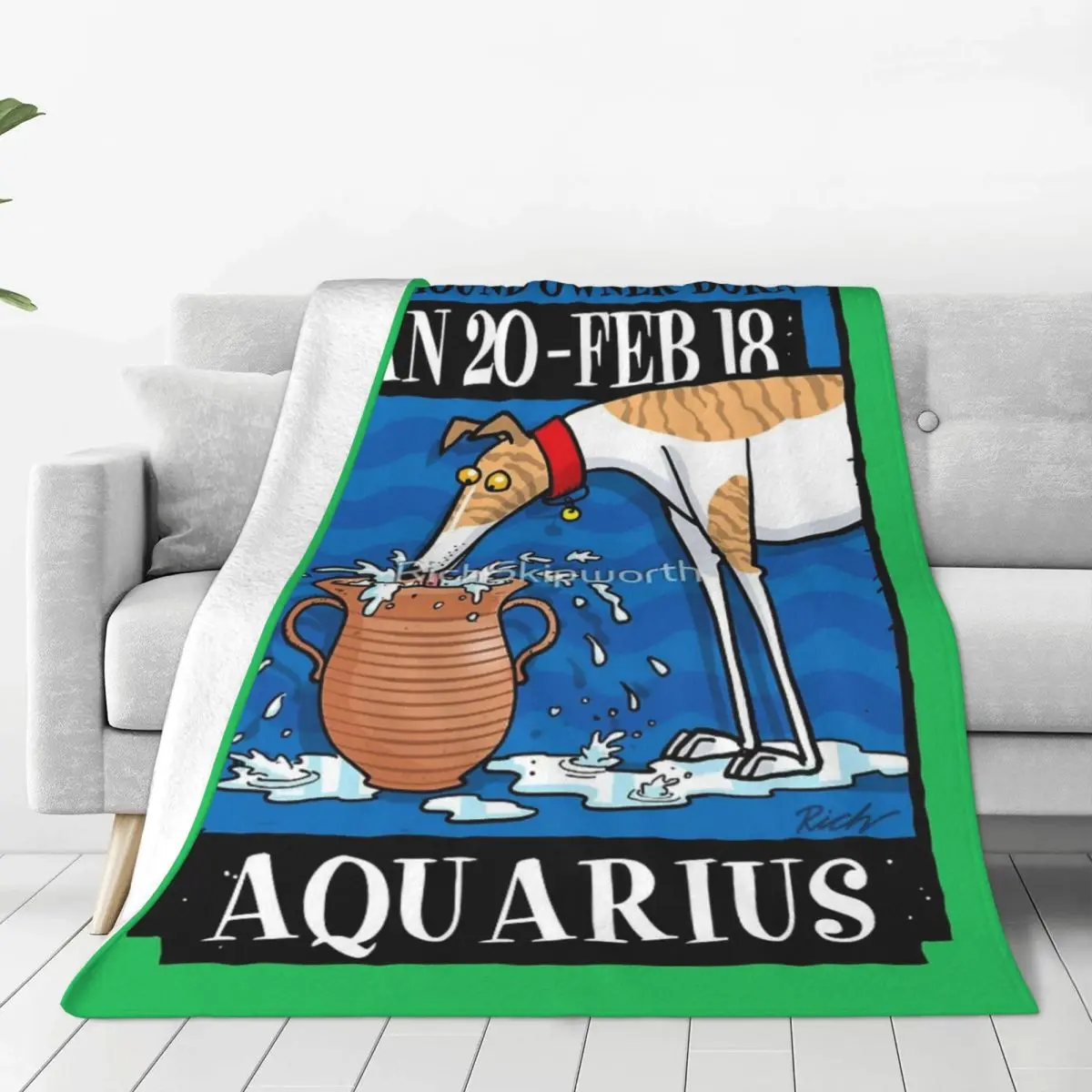 Aquarius Hound Four Seasons Universal Blanket Campsites Can Be Covered Mother's Day Gift