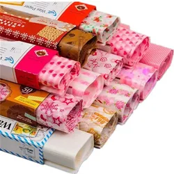 25Pcs Christmas Wax Paper Sheets for Food Basket Liners Food Picnic Paper Greaseproof Burger Parchment Paper Sandwich Wrapping