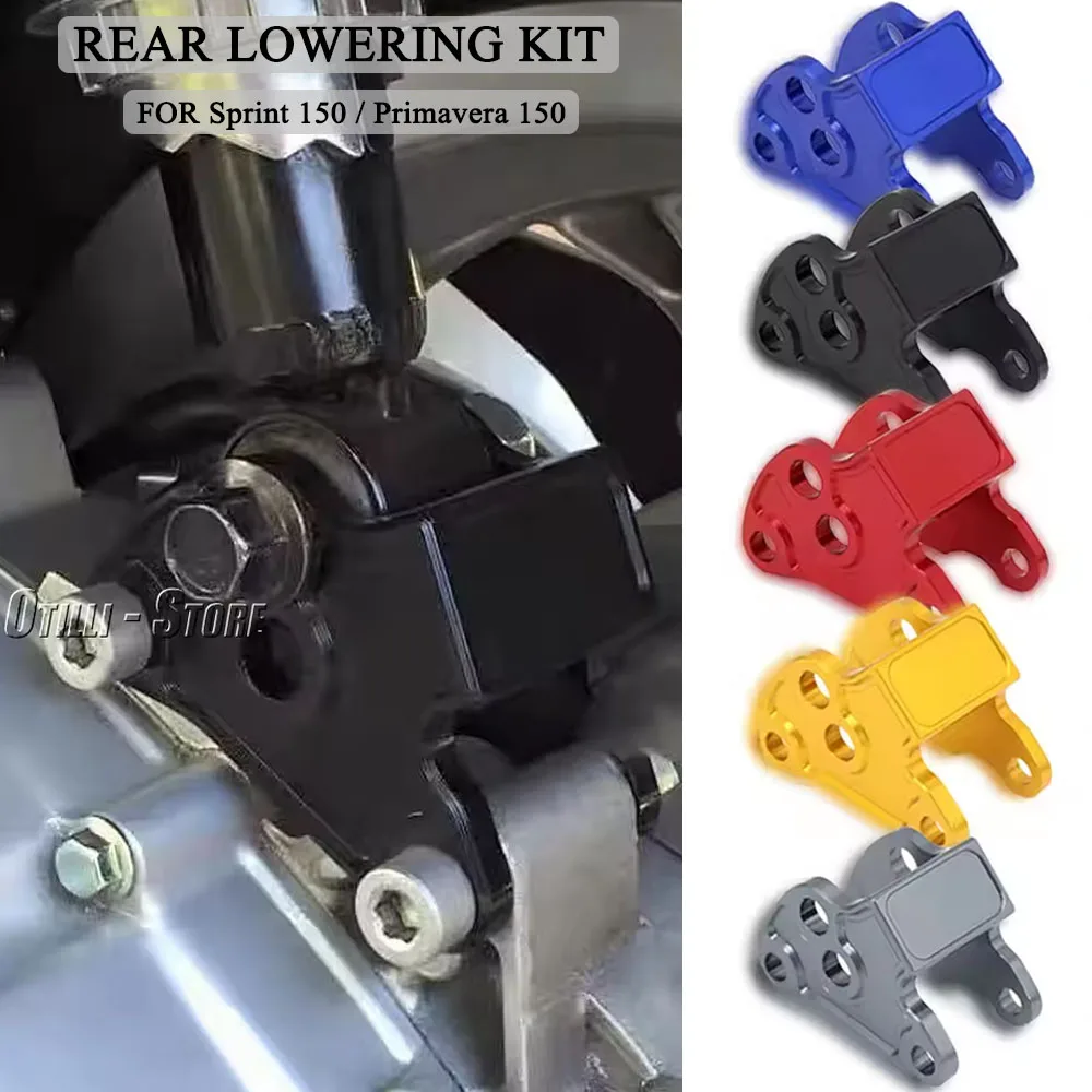 

Motorcycle For Vespa Primavera PRIMAVERA 150 Sprint SPRINT 150 New Shock Absorber Rear Suspension Bracket Lowering Link Kit