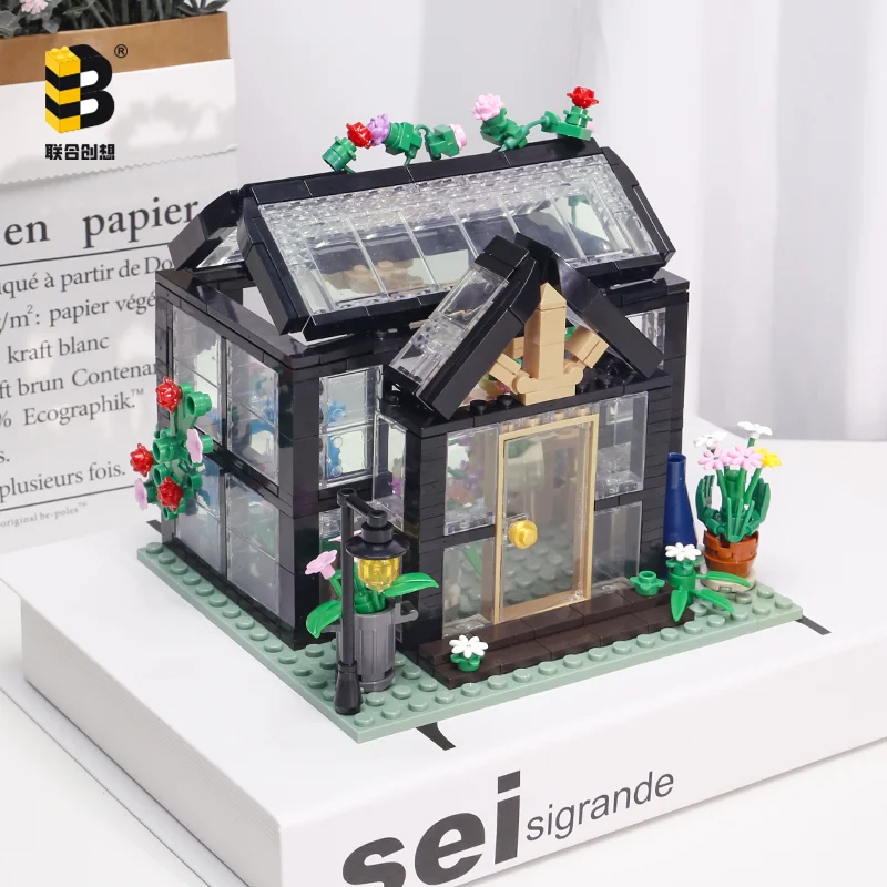 レースバイオリン粒子組み立てブロック女の子のおもちゃギフト