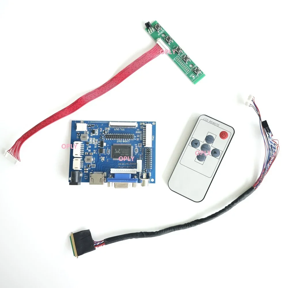 

Controller board for LP140WH1-TLC6 LP140WH1-TLA1 LP140WH1 40Pin 14" 1366×768 LCD Panel Display VGA AV HDMI-Compatible WLED Kit