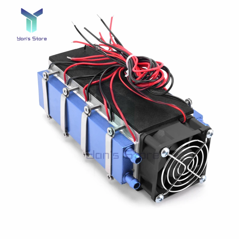 12V 576W 8 Chip Semiconductor Thermoelectric Cooler Peltier Electronic Cooling Radiator Air Conditioner Refrigerator cooler