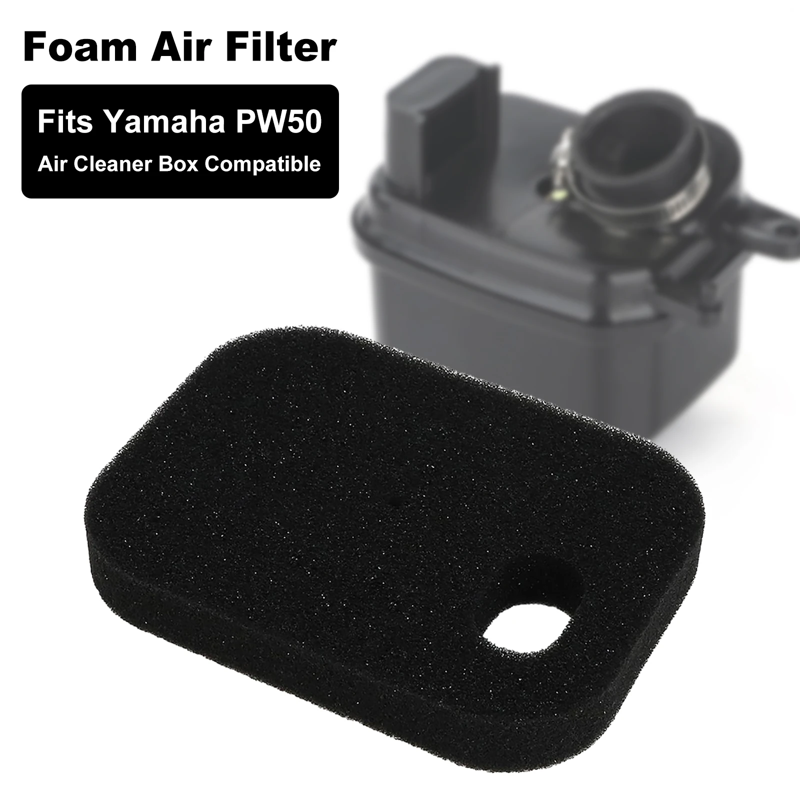 2 Stück Schaumstoff-Luftfilterreiniger für Yamaha PW50 PW 50 PEEWEE Dirt Bike Kinderfahrrad 4X4-14451-00-00 – Detail 5
