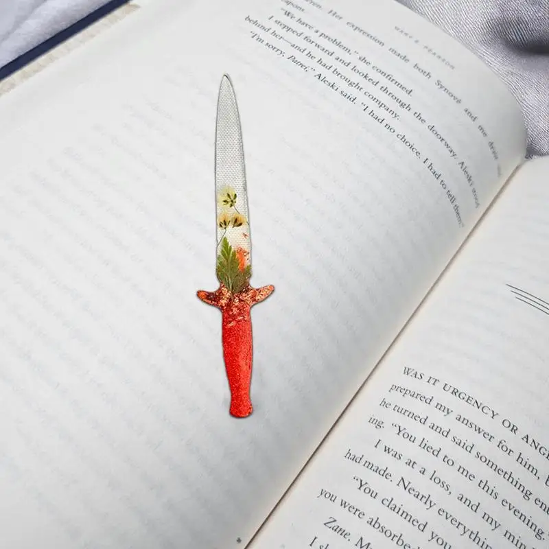 Page Markers For Books Creative Flower Page Marker 4 Inch Length Portable Bookmark Floral Book Mark For Reading Lovers Students