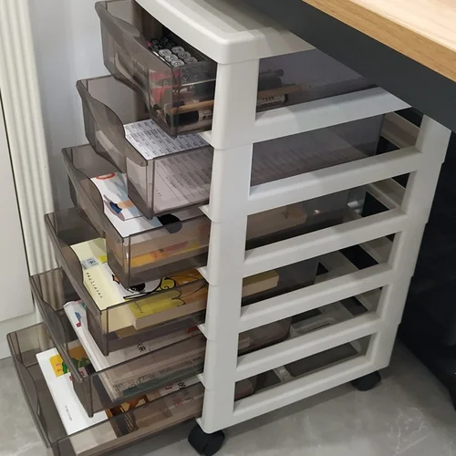 플라스틱 책상 수납 상자 사무실 플라스틱 책상 수납 상자 사무실 작업 공간 서류 파일 플라스틱 책상 수납 상자 