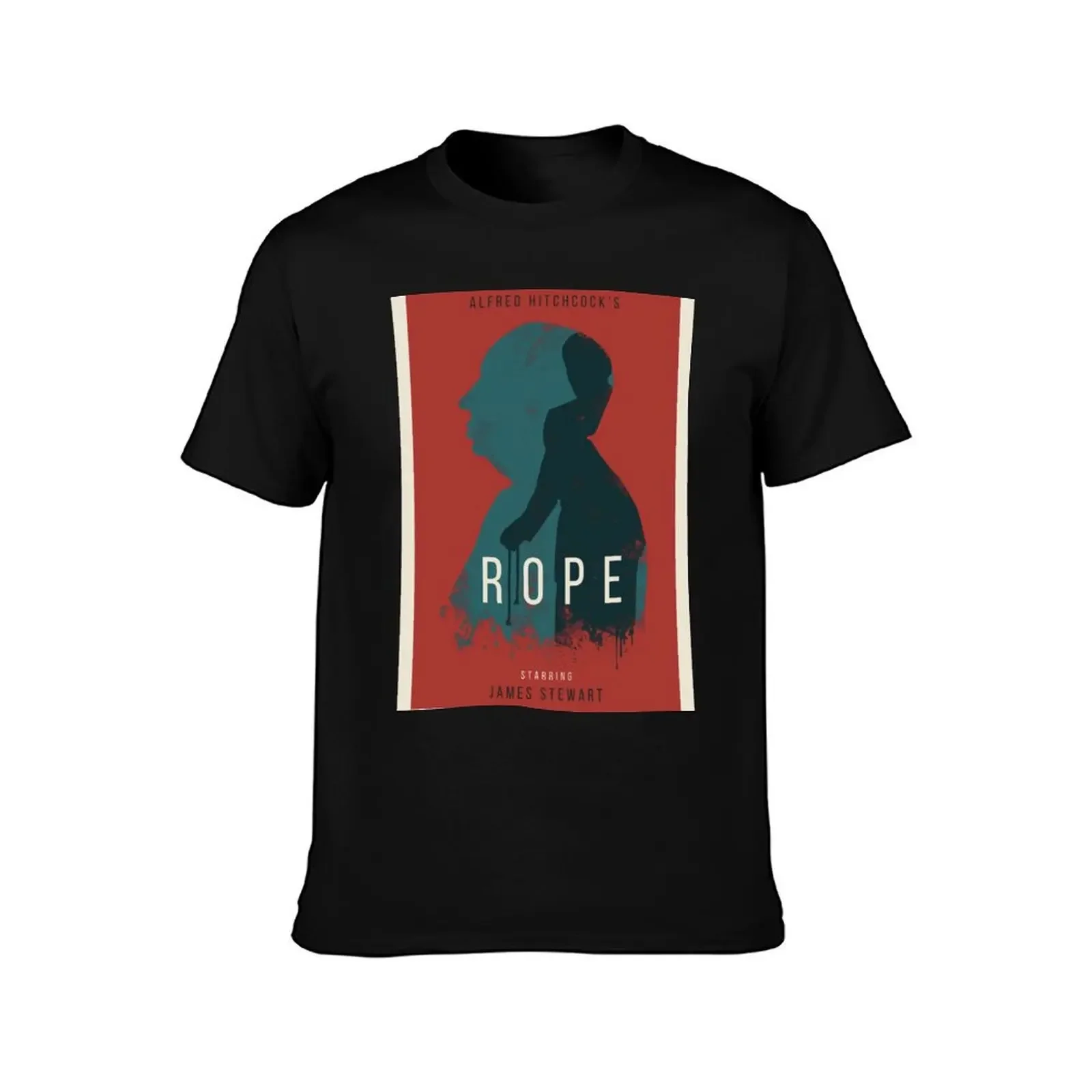 Alfred Hitchcock Rope T-Shirt graphic tee shirt anime figures tees mens plain t shirts