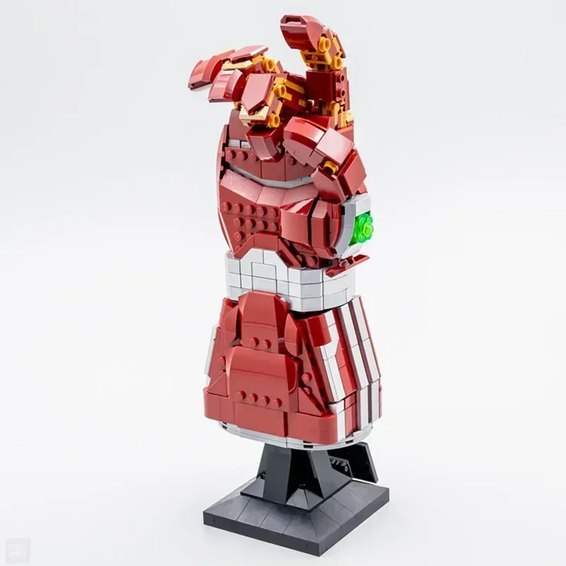 Miniso Marvel Ironman vengadores héroes NANO Guantelete del Infinito KIT de iluminación LED modelo bloques de construcción ladrillos juguetes regalos