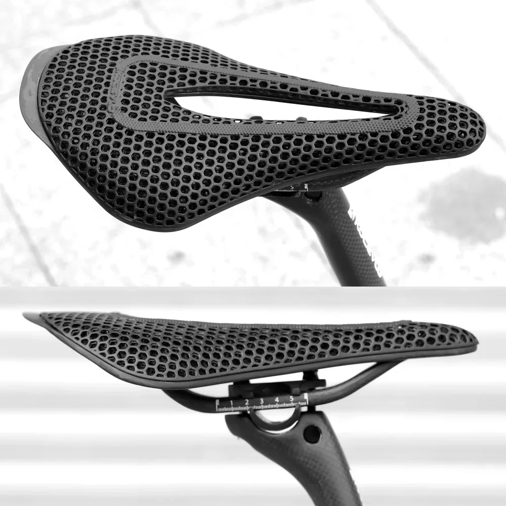 KOCEVLO R0 3D Printed Bike Saddle Carbon Fiber Hollow Comfortable Breathable MTB Mountain Road Bicycle Cycling Saddles