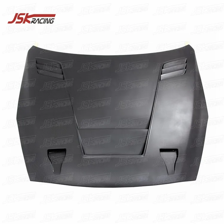 OVERTAKE STYLE MATTE CARBON FIBER HOOD for 2008-2016 NISSAN GTR R35