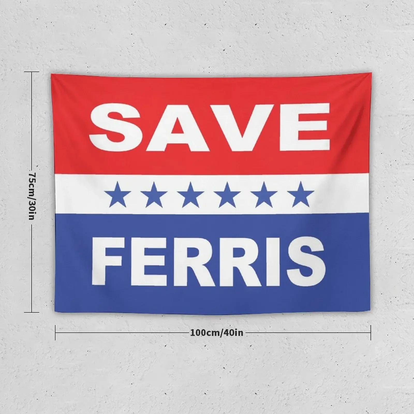 Save Ferris Election flag Tapestry Wall Mural Things To The Room House Decor Decorations For Room Tapestry