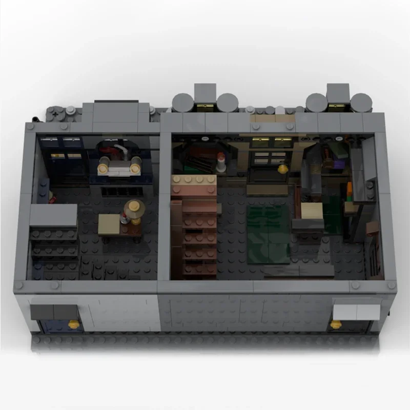 MOC-Construindo Tijolos de Tecnologia de Wand Shop, Blocos Modulares, Modelo Popular de Escola Mágica, Brinquedos de Montagem DIY