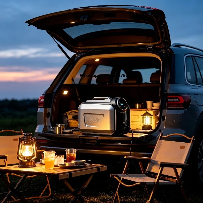 Cybertake Portable Camping Air Conditioner 5100 BTU Cooling & Heating Battery-Powered for Car & Outdoor Use