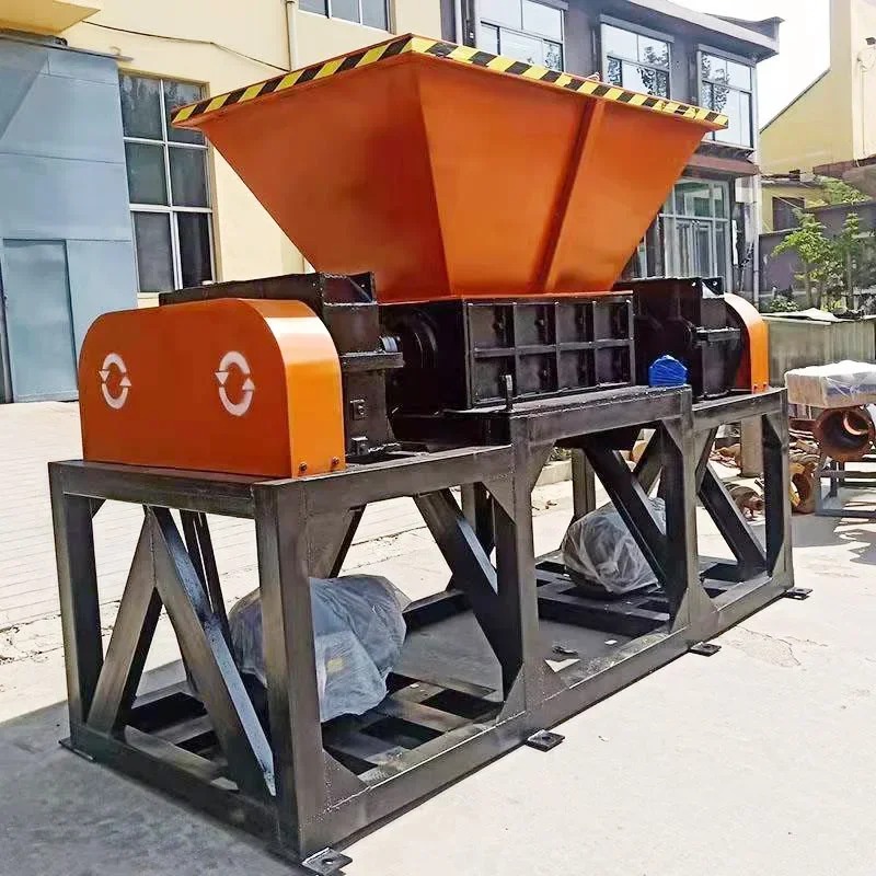 Waste Tire Shredding Machines Waste Tire Recycling Production Line Recycling Machine Industry Plastic Material Tire Crusher