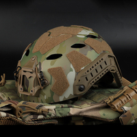 Military Helmet FAST SE SUPER HIGH CUT Airsoft Paintball Helmets Rhombus Hole Lightweight Impact-resistant Protective Equipment