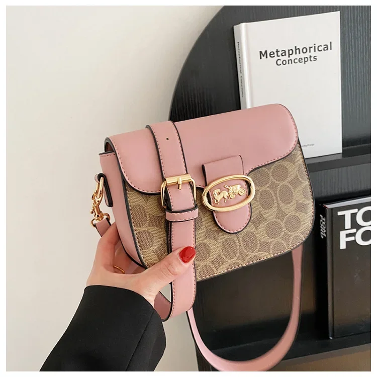 2025 Novo! Bolsa mensageiro de ombro com design de nicho feminino – Textura premium, versátil para qualquer ocasião