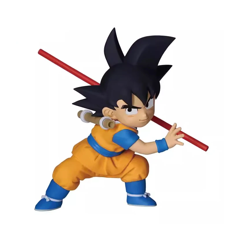 En Stock BANDAI Original BANPRESTO Dragon Ball DAIMA Son Goku (Mini) Vegeta Super Saiyan figura de Anime modelo juguete adornos regalo
