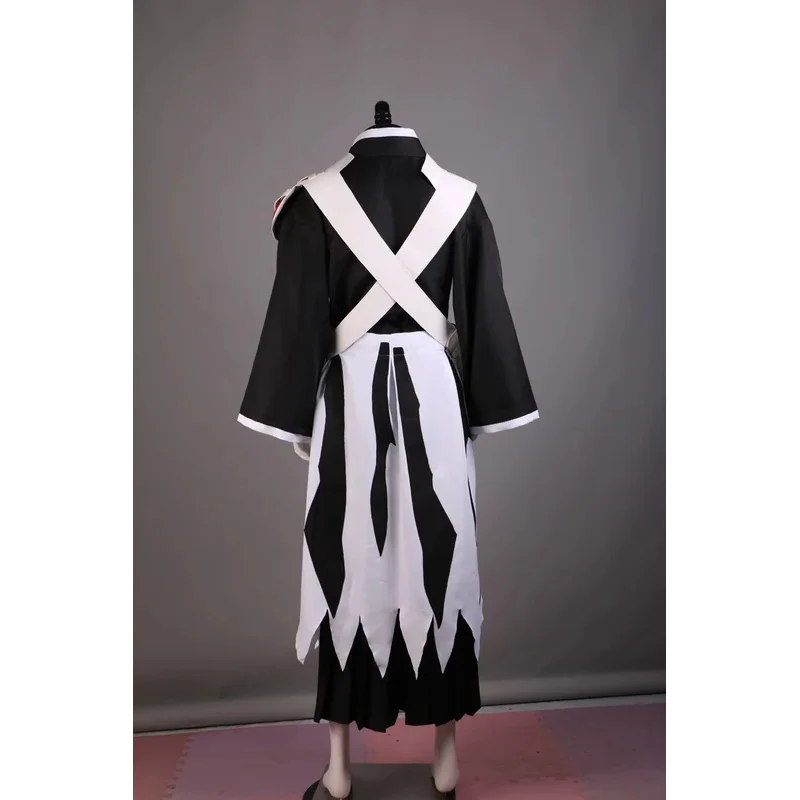 Bleach Anime TYBW Ichigo Bankai Robe Cosplay، مجموعة أزياء كاملة لحرب الدم لمدة ألف عام مع دعامة شعر مستعار jk؛ 6