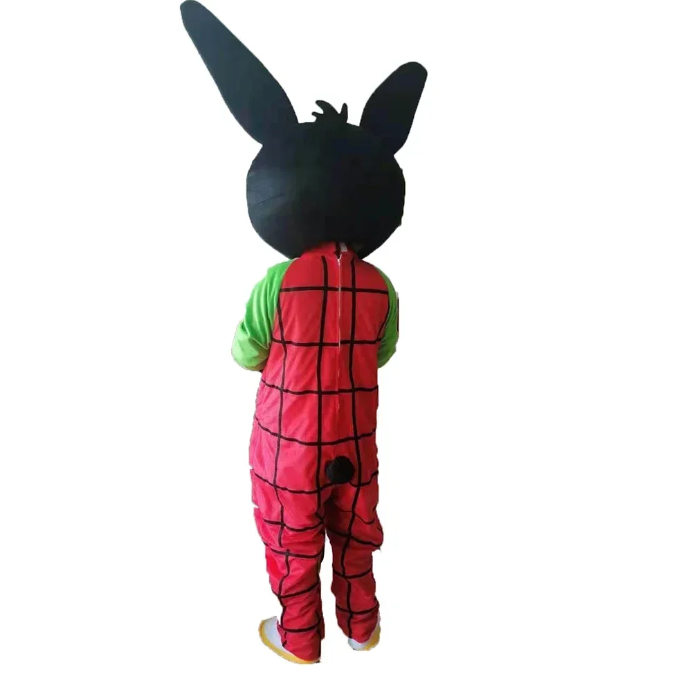 Christmas Black Big Ears Rabbit Mascot Costume Adult Cartoon Sheep Characters Outfits Advertisement Events Birthday Gift Party