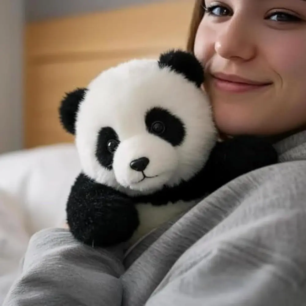 Soft Panda Hugmotion You Plushtoy Emotional Support Panda Multi-function Emotional Engine Plush Toy Plush Toy
