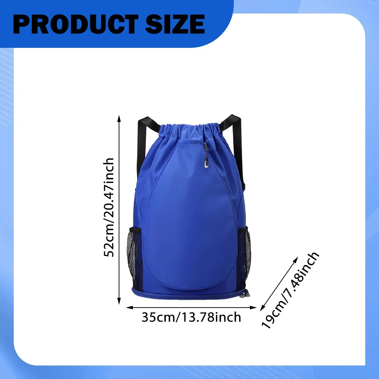 

Tennis Backpack Nylon Large Sports Bag Multifunctional Racquet Holder with Shoe Compartment for Outdoor Tennis and Badminton