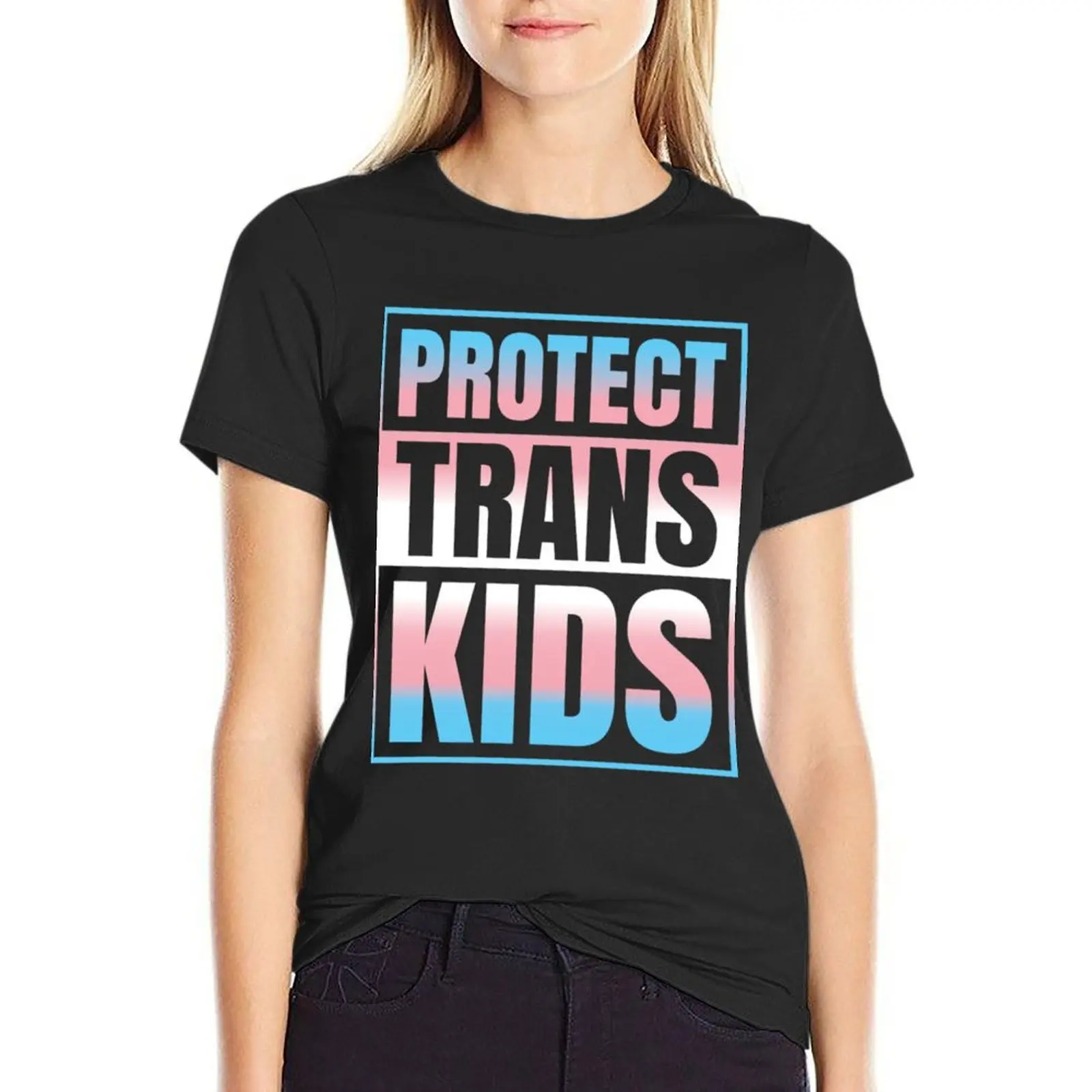 

Protect Trans Kids Transgender Pronouns Matter LGBTQ Gender ,Protect Trans Kids T-Shirt summer clothes summer clothes for Women