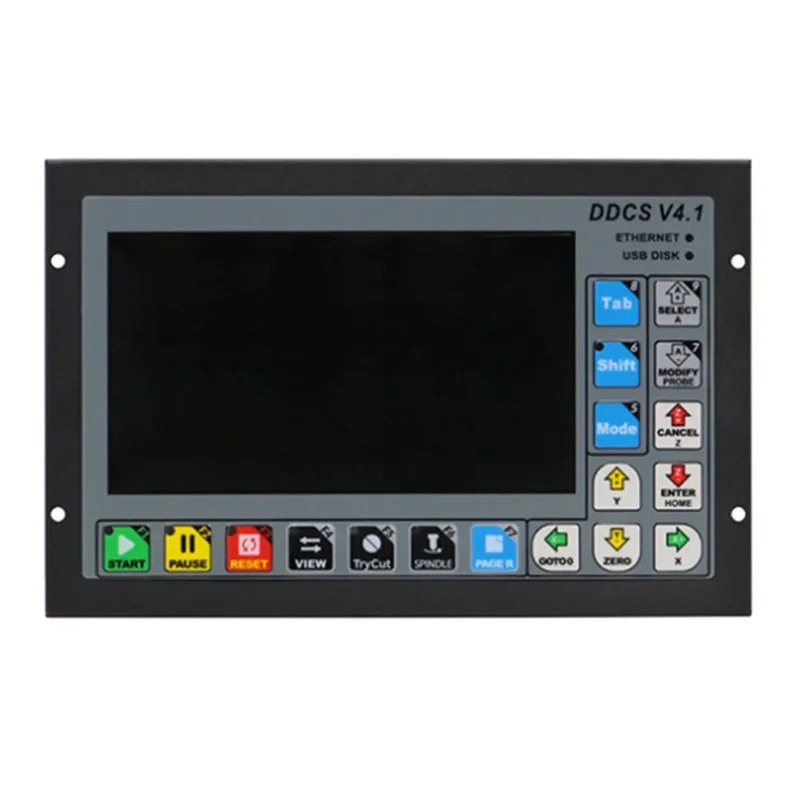 독립 오프라인 3/4 축 USB CNC 컨트롤러 인터페이스, 비상 정지 MPG 핸드휠, DDCSV4.1, 75W, 24V