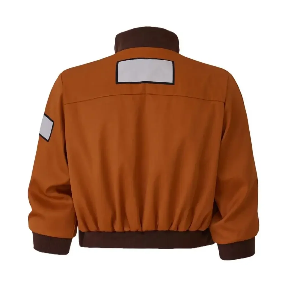 Disfraz de Kim Kitsuragi de Disco Elysium, Chaqueta Cosplay, Abrigo Naranja para Adultos, Disfraz para Halloween, Navidad, Carnaval, Fiesta, Juego de Roles