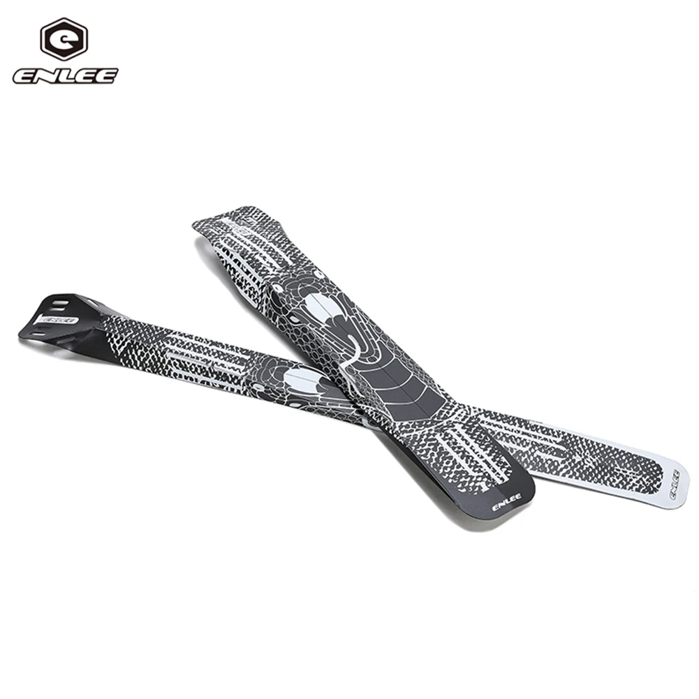 ENLEE Bicycle Mudguard Wings Foldable Mud Splashing Prevention Bracket Lightweight Fixed Gear Accessories for Mountain Road Bike