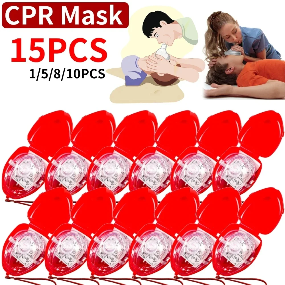 Masque respiratoire professionnel réutilisable de réanimation cardio-pulmonaire d'urgence pour protéger le personnel de sauvetage avec des respires artificielles