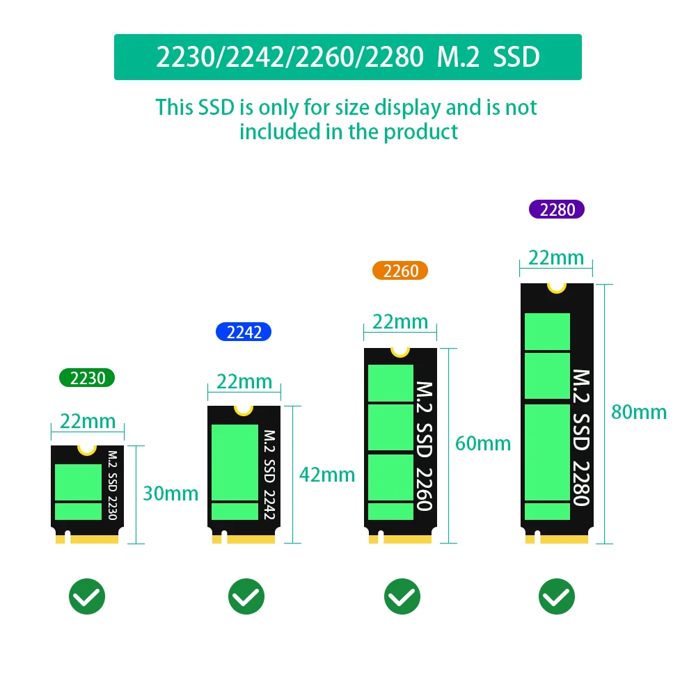 새로운 버전 2 in 1 콤보 M.2(NGFF) NVMe SSD, SATA 버스 SSD, SFF-8611 8612 및 SATA 어댑터