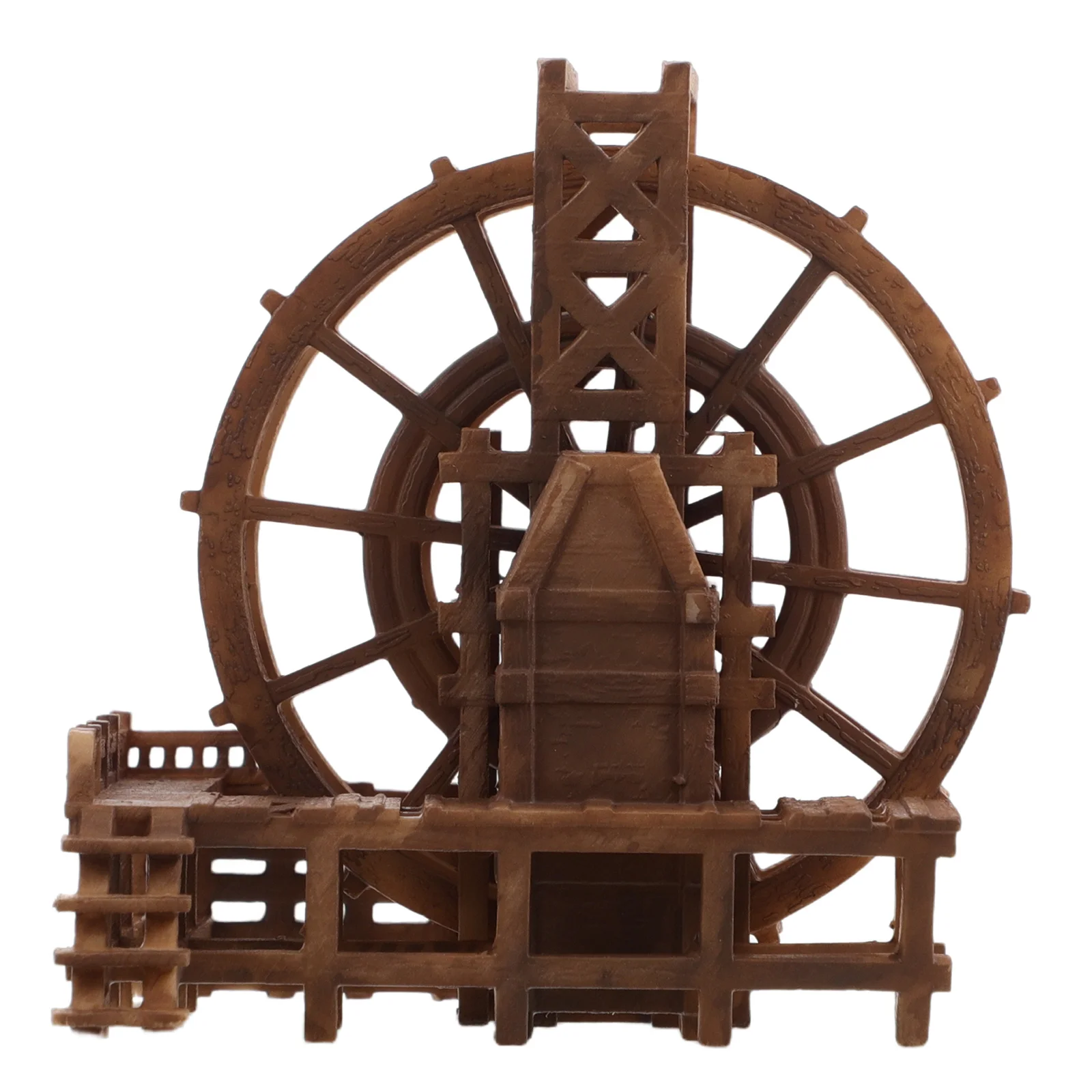 

Waterwheel Bonsai Miniature Fountain For Fish Tank Aquarium Landscaping Decor Zen Garden Desktop Water Feature Ornament