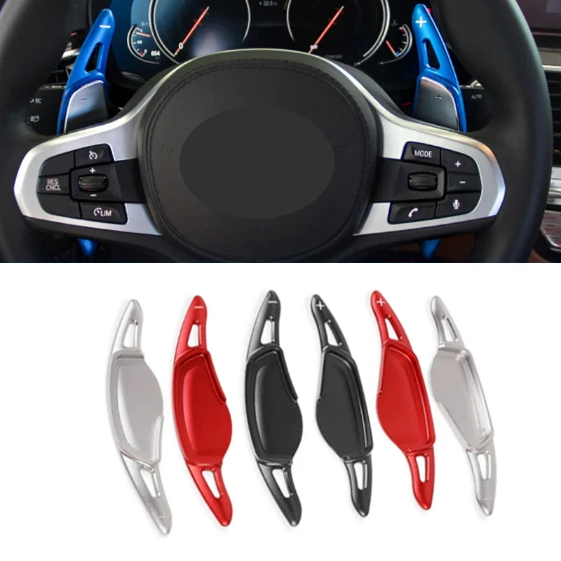 For BMW 1/2/3/5/6/7 Series GC GT Touring F40 F44 G20 G21 G30 G31 G32 G11 G12 Performance Steering Wheel DSG Paddle Shift Red 2X