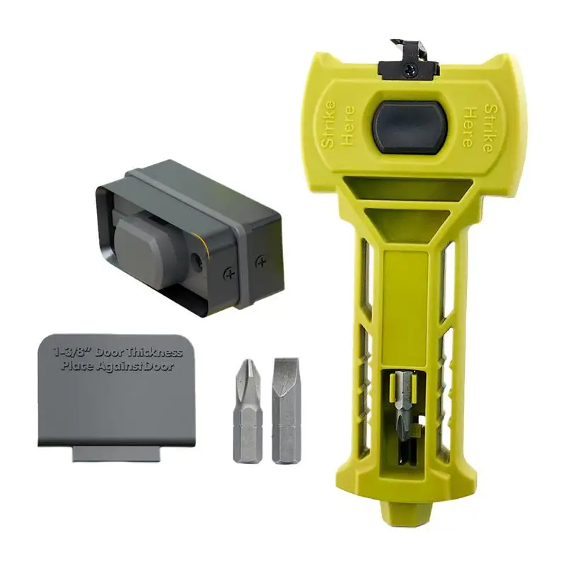 

Door Knob Installation Kit Precise Multifunctional Professional Install Equipment Accurate Professional Installation Chiseling