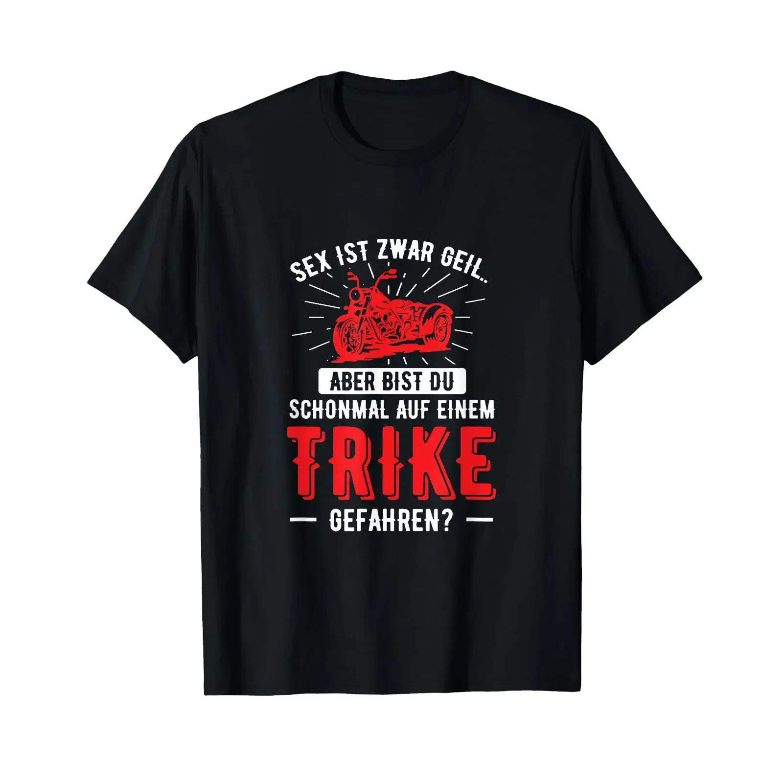 Trike Triker Motorcycle Three Wheeler T Shirt vintage Washed graphic Slightly Top For Everyday Wear homme designer clothes