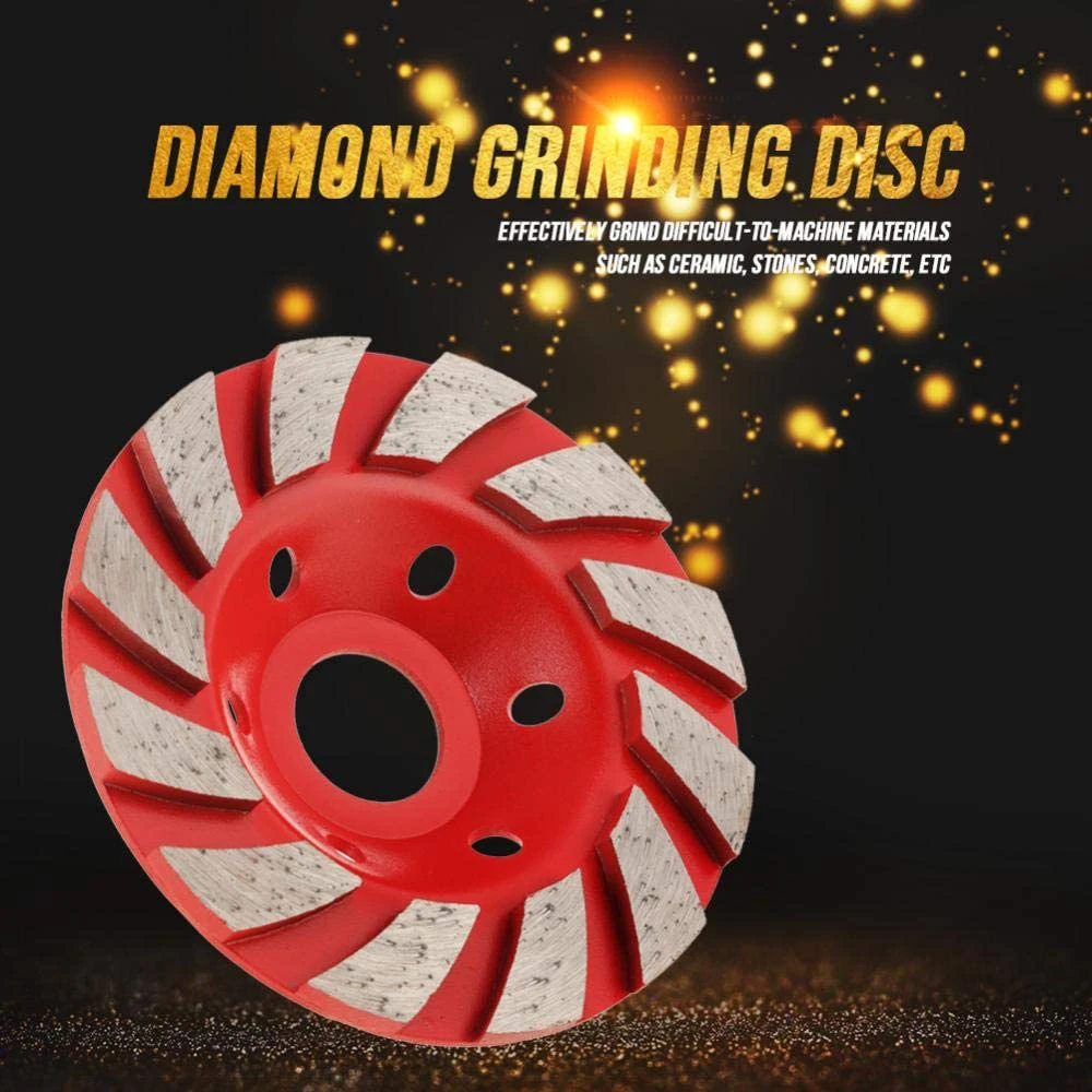 100mm Diamond Wheel Cup Wheel Segmented Disc Wheel for Granite Masonry Concrete Ceramic Polishing with White Washer