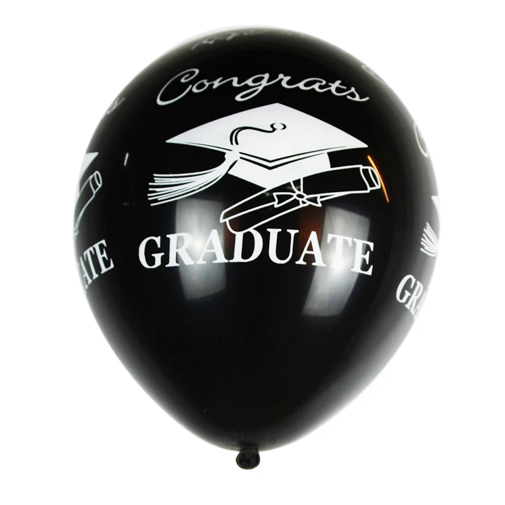 

50 Pcs Party Decoration Balloons Graduation Hat Leak Proof Easy Inflate latex balloon party balloons balloon for graduation