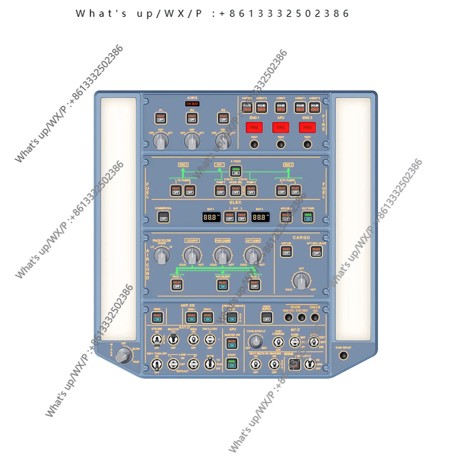 

Реплика моделирования периферийных устройств полета-симулятора даха