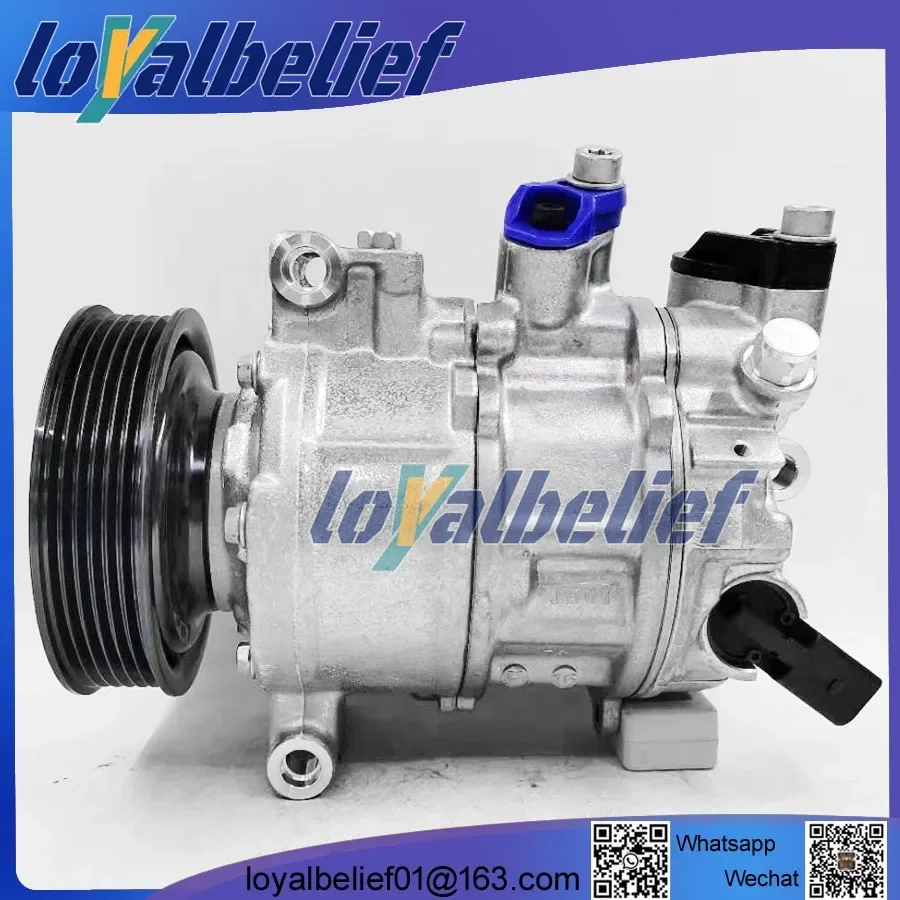 

Компрессор кондиционера для AUDI A4 A5 A6 Q5 / PORSCHE MACAN 8T0260805E 8T0260805N 437100-8010 4371008010 4M0820803 447150-5356 6SEU14C