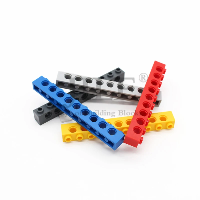 

10pcs MOC Technical Part 2730 Brick 1x10 with 9 Holes Beams Building Blocks Compatible Technology Set Accessory Classic Kids Toy