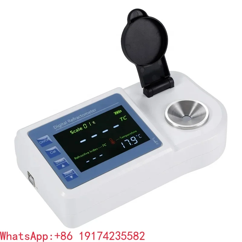 High Accuracy Digital Brix Refractometer 0-90% ATC Brix Meter 0.2% Precision For Measuring Fruit Juice And Coffee