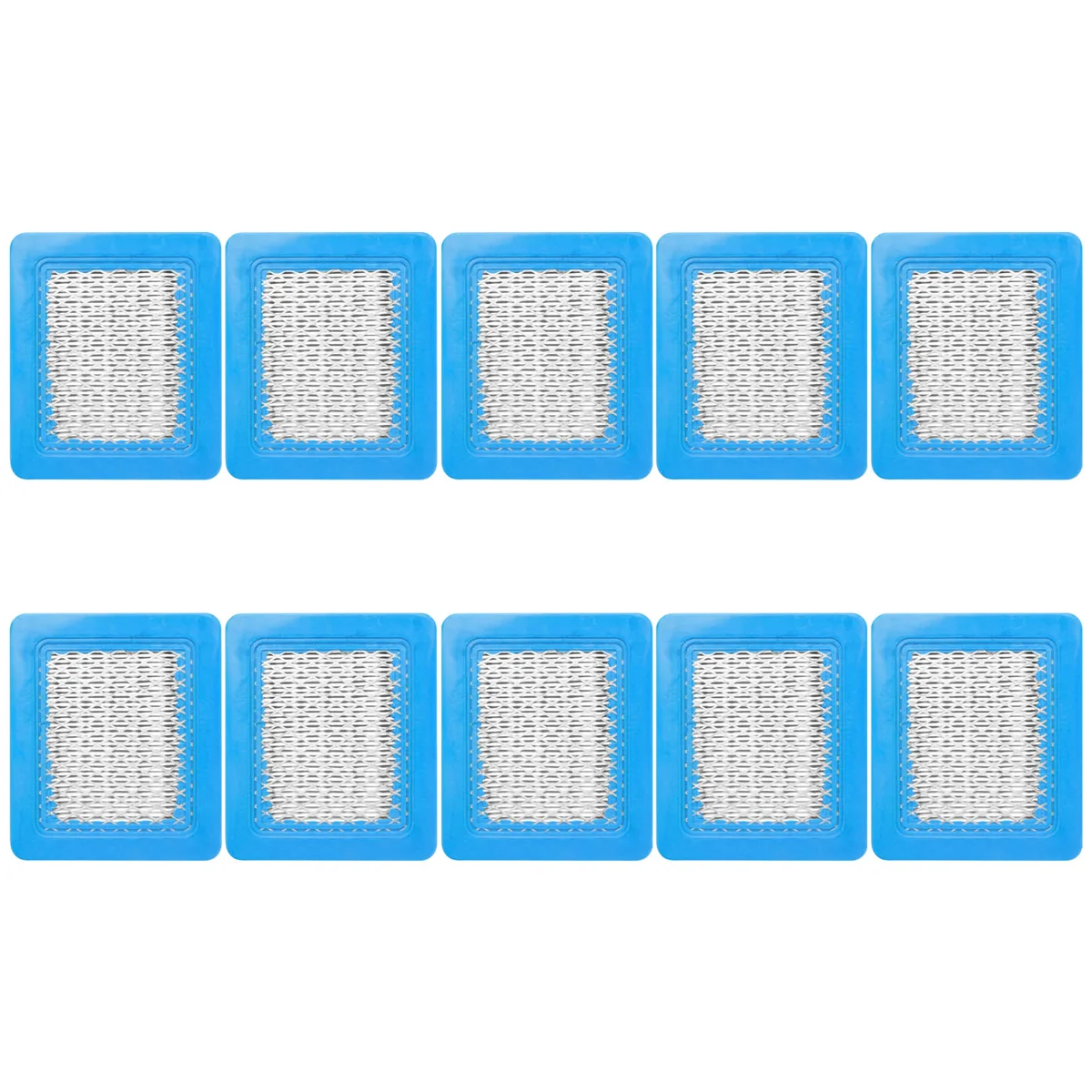 ABKL 10 Pack 491588S Air Filter Replace for Briggs Stratton 491588 4915885 Flat Air Cleaner Cartridge Lawn Mower Filter