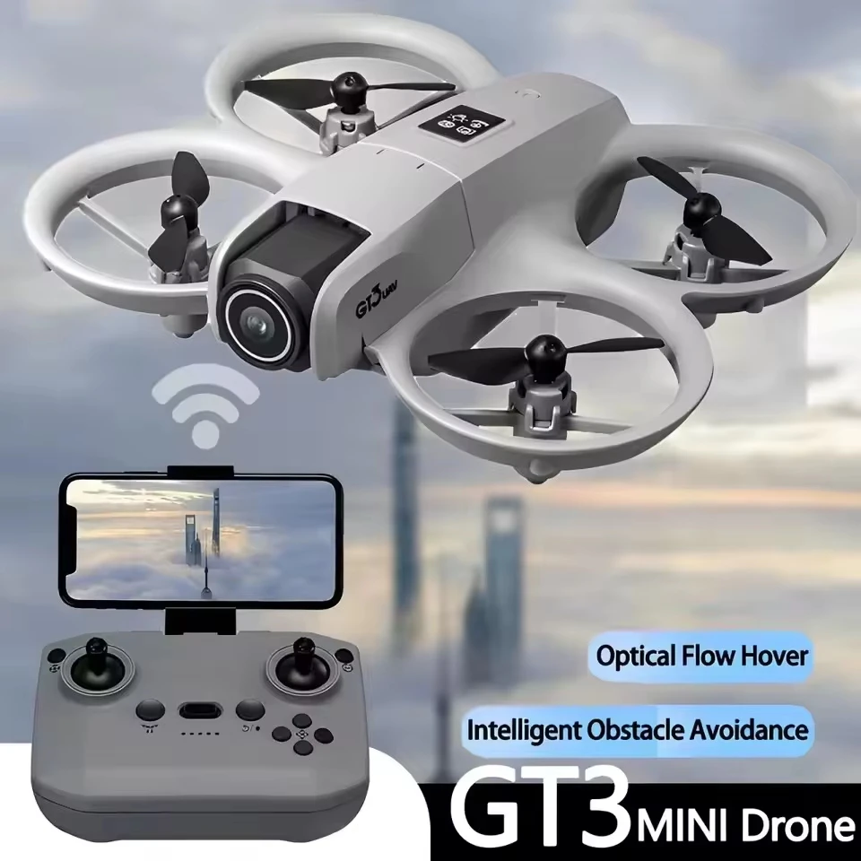 

2026 New HOT GT3 mini Drone 8K HD 5G GPS Camera 8K Aerial Photography Remote Control Drone with Dual Cameras Kids Toys Gifts
