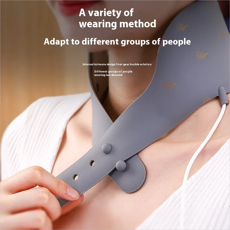 led光線療法シリコンマッサージ肩と首の保護カバー腰の加熱パッド全身